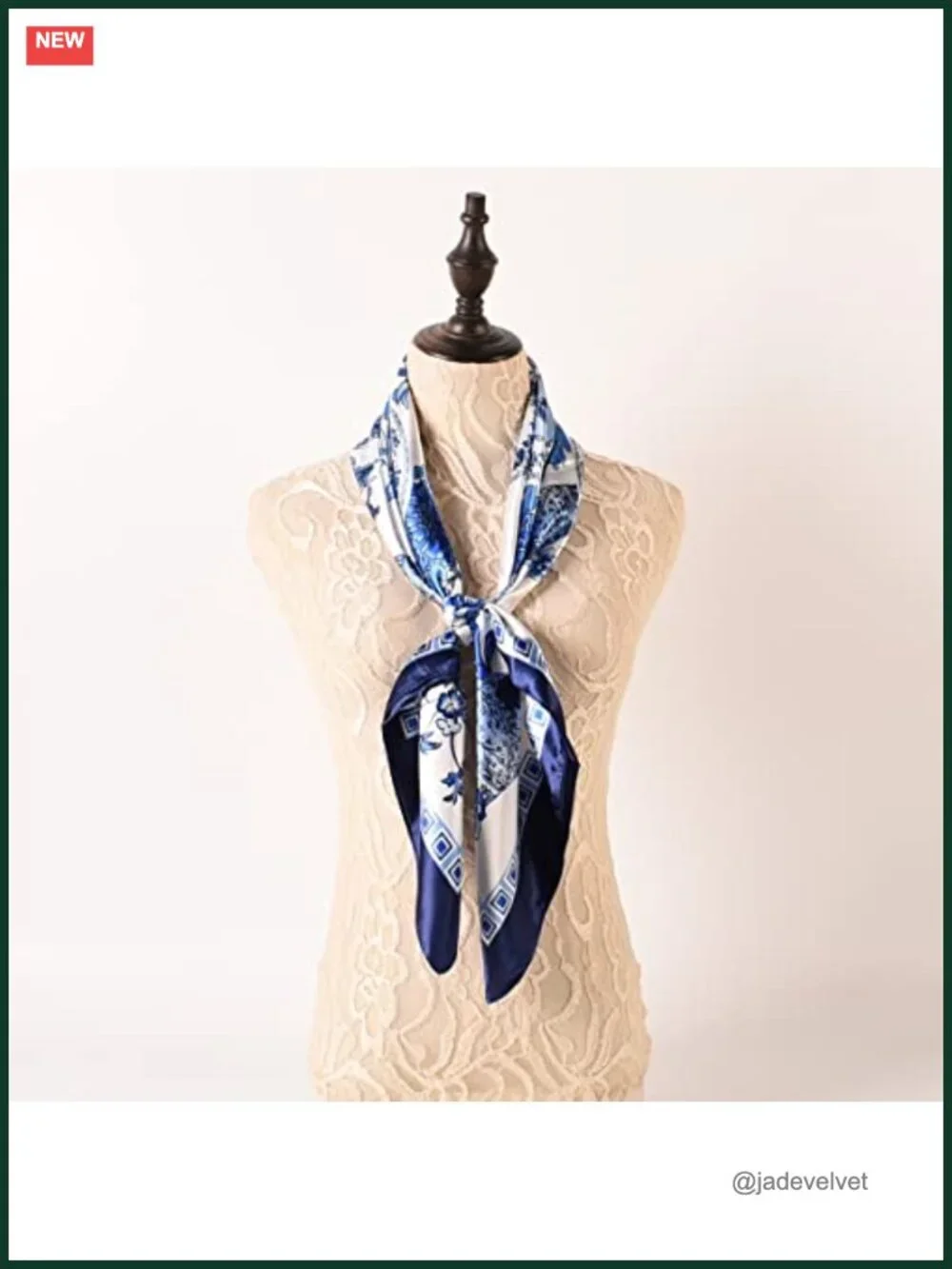 35x35 Silk Like Satin Scarf Head Wrap Neck Bandana Fashion Square Hair Scarf
